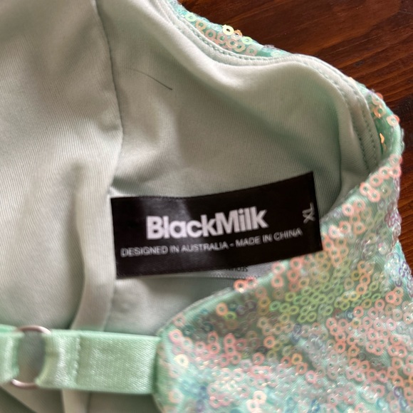 BlackMilk Sequin Mini Strappy Dress - Picture 3 of 4